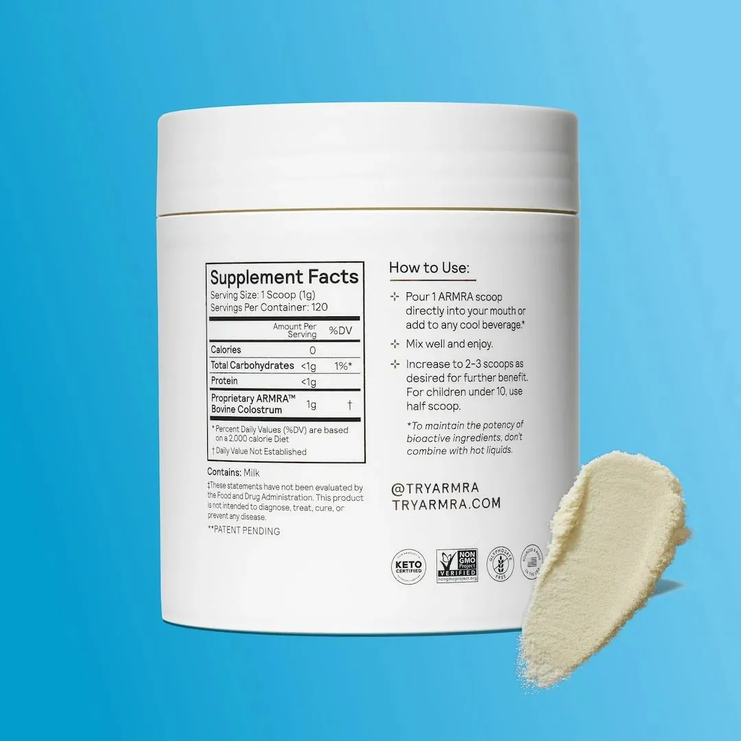 ARMRA Colostrum Unflavored Jar